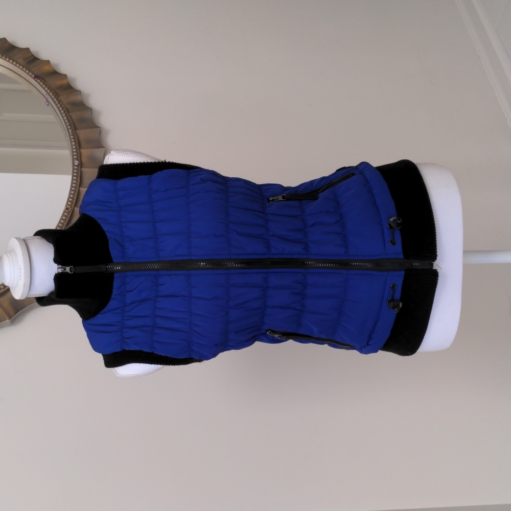 NWOT extra small indigo blue Calvin Klein puffer vest
